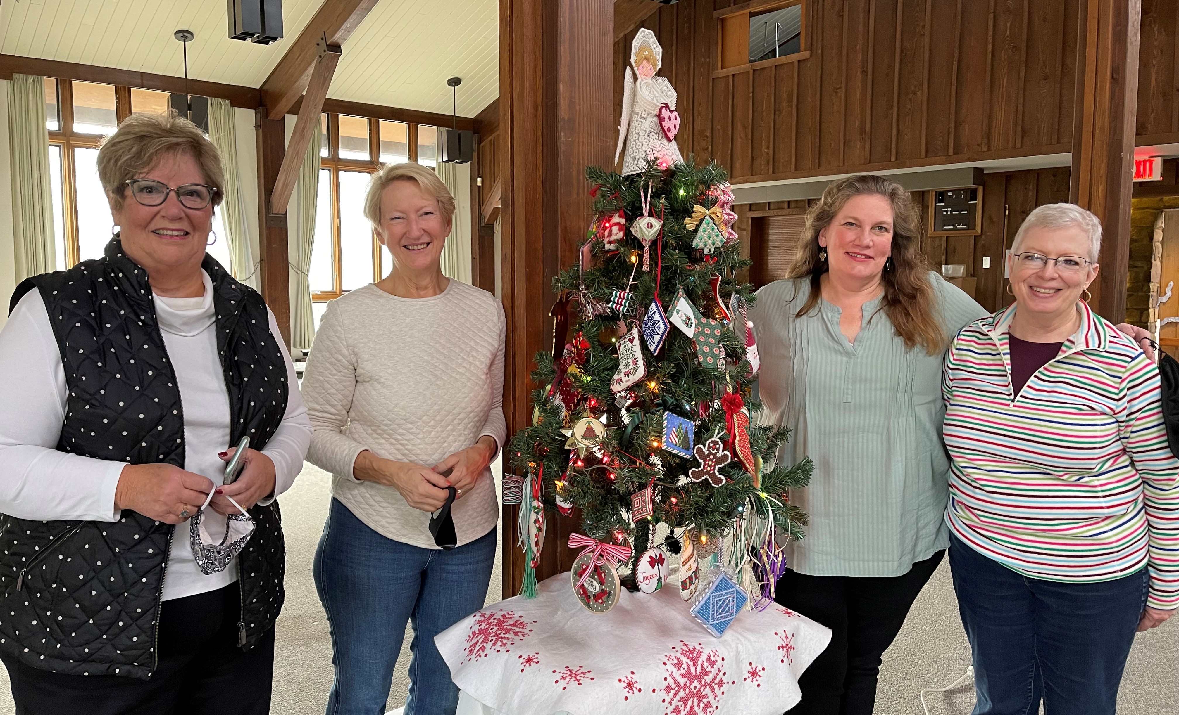 NJ Festival of Trees setup
